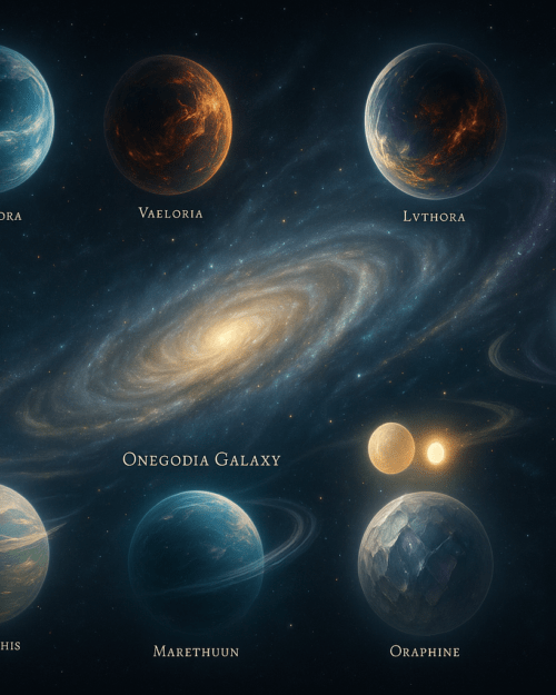 Onegodian Galaxy Worlds Collections